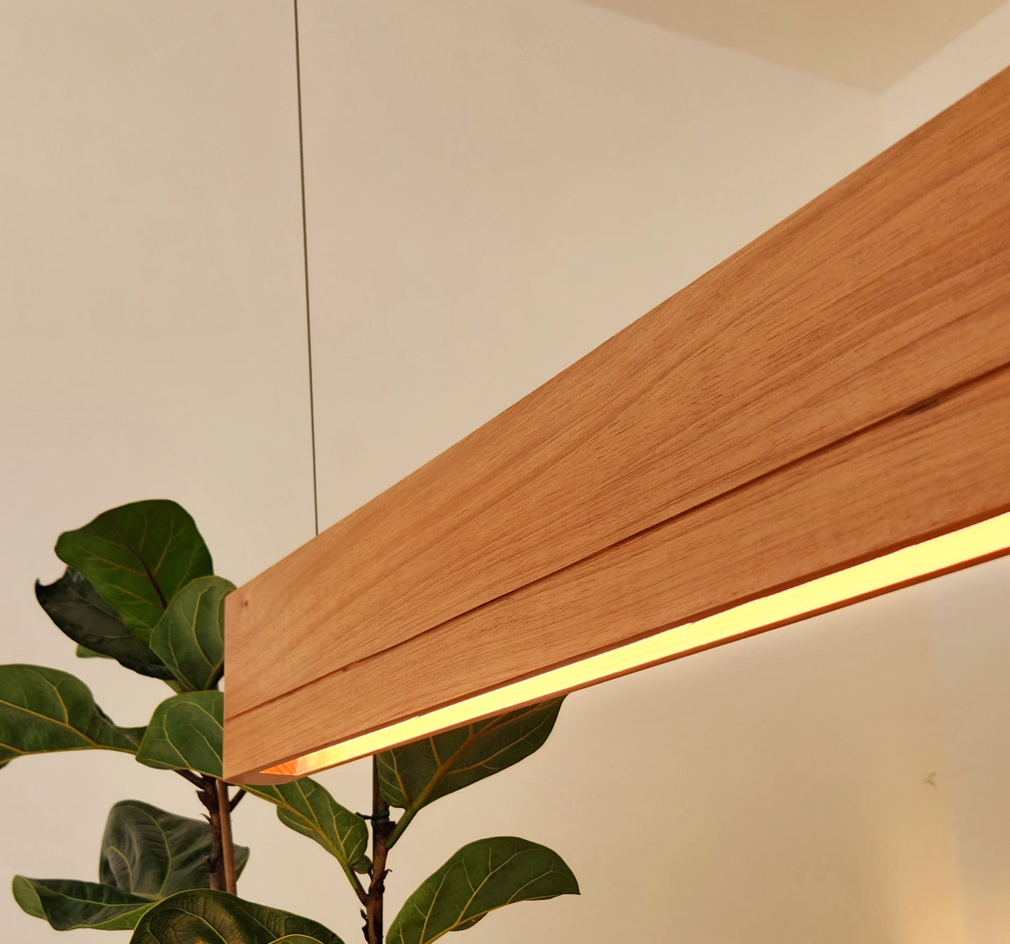 Luminária de Teto Pendente Linear 150 cm - Frete Grátis | 3X Sem Juros