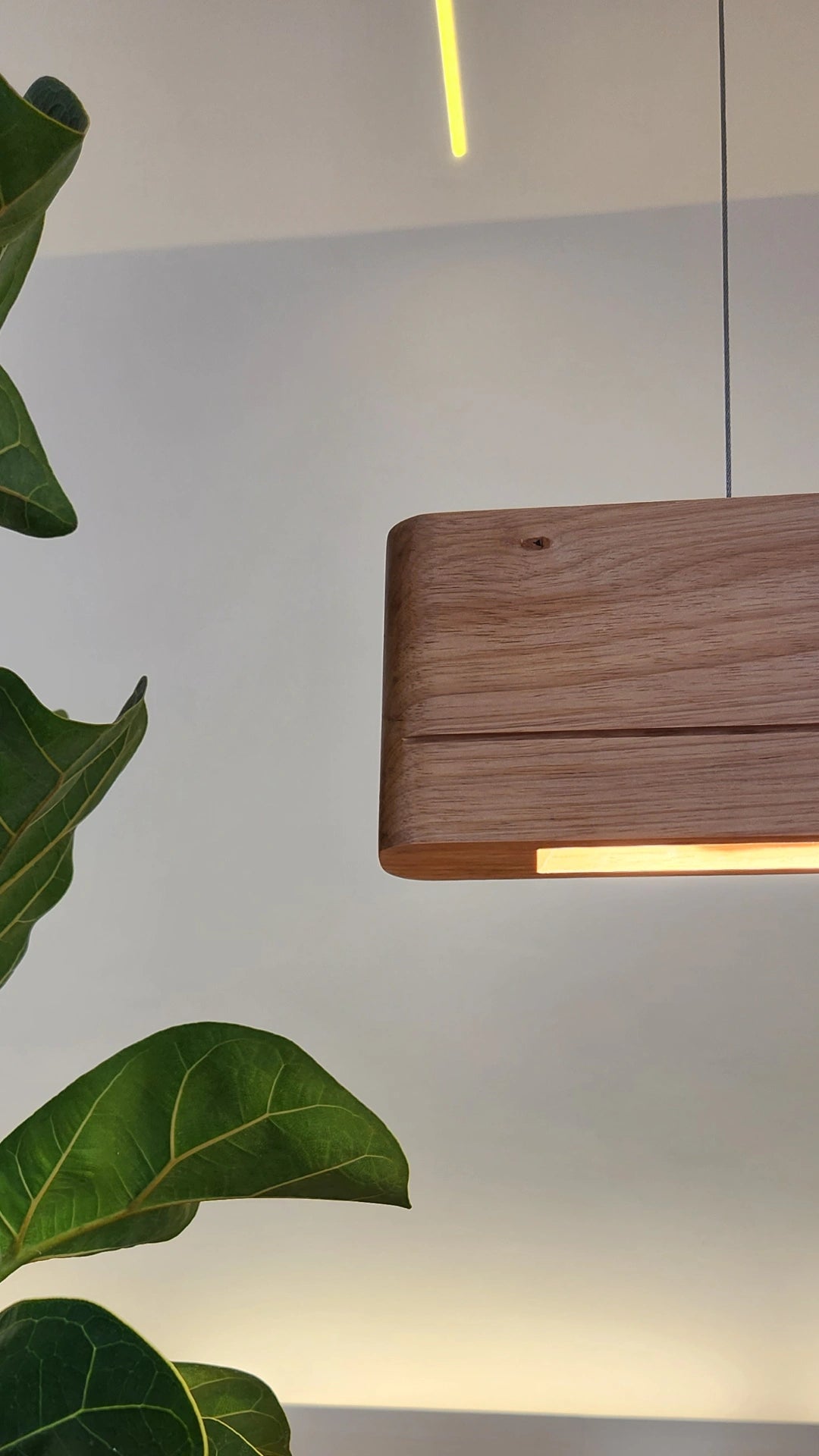 NOVA VERSÃO Luminária de Teto Pendente Linear 140 cm - Frete Grátis | 3X Sem Juros